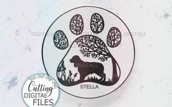 Download Cocker Spaniel Paw Dog Sign&nbsp;&nbsp; - Premium Resources