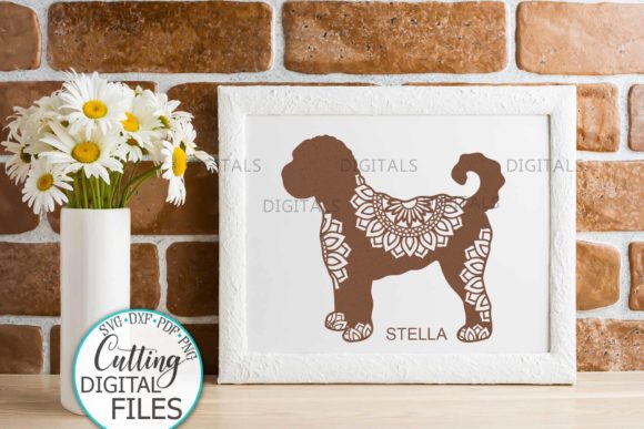 Download Labradoodle Mandala Dog Sign&nbsp;&nbsp; - Premium Resources