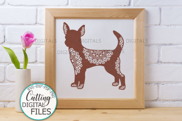 Download Chihuahua Mandala Dog Sign&nbsp;&nbsp; - Premium Resources